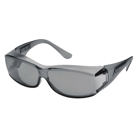 OVR-Spec III, Safety Glasses, Anti-Scratch, Gray Lens, Gray Frame, Full-Frame MPN:SG-57G