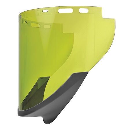 Visor Flash Arc- Shield with Chin Guard, Green Visor, Polycarbonate MPN:VisorF14