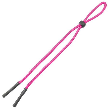 Eyewear Retainer, High-Visibility Pink, 22 in Length, Nylon, Slip-On Attachment MPN:WEL15323HP