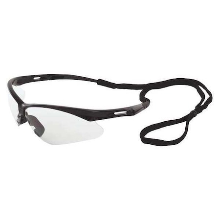 Octane, Safety Glasses, Anti-Scratch, Clear Lens, Black Frame MPN:WEL15324BKCL