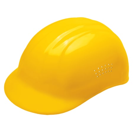 Vented Bump Cap, Front Brim, 4-Point Pinlock Suspension, Fits Hat Size 6 1/2 to 7 3/4, Yellow MPN:WEL19112YE
