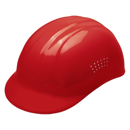 Bump Cap, Front Brim, Polyethylene, Pinlock Suspension, Red, Fits Hat Size 6-1/2 to 7-3/4 MPN:WEL19114RE