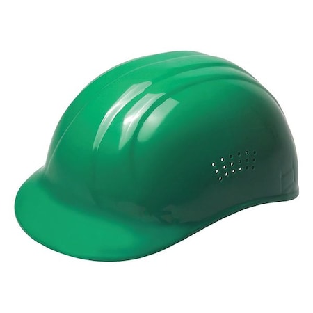 Vented Bump Cap, Front Brim, 4-Point Pinlock Suspension, Fits Hat Size 6 1/2 to 7 3/4, Green MPN:WEL19118GR