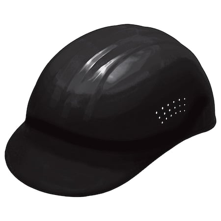 Vented Bump Cap, Front Brim, 4-Point Pinlock Suspension, Fits Hat Size 6 1/2 to 7 3/4, Black MPN:WEL19119BE