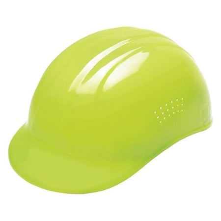 Vented Bump Cap, Front Brim, 4-Point Pinlock Suspension, Fits Hat Size 6 1/2 to 7 3/4, Lime MPN:WEL19125HL