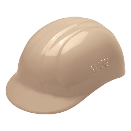 Vented Bump Cap, Front Brim, 4-Point Pinlock Suspension, Fits Hat Size 6 1/2 to 7 3/4, Beige MPN:WEL19126BE