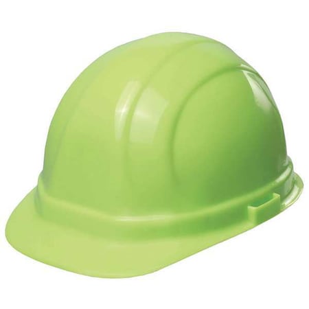 Hard Hat, Omega II, Polyethylene, 6 Point Pinlock, Type 1, Class E, Hi-Vis Lime MPN:WEL19130HL