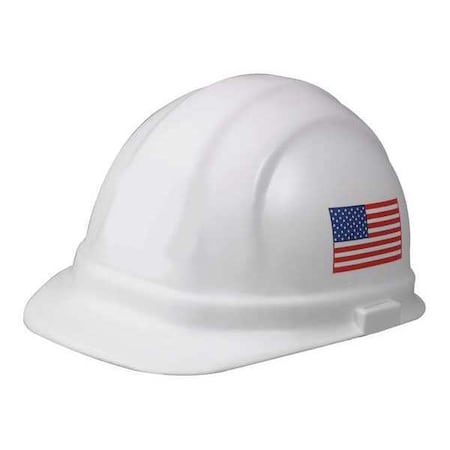 Hard Hat, Omega II, Polyethylene, 6 Point Pinlock, Type 1, Class E, White MPN:WEL19140