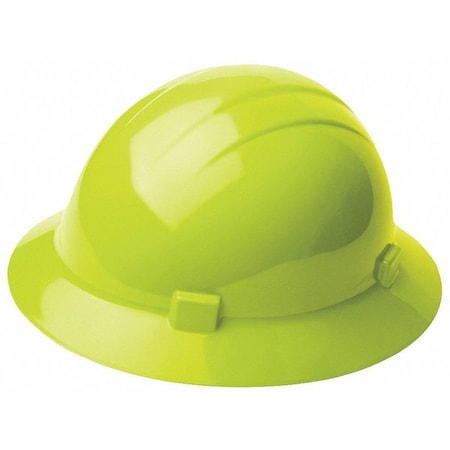Hard Hat, Americana, Polyethylene, 4 Point Pinlock, Type 1, Class E, Hi-Vis Lime MPN:WEL19200HL