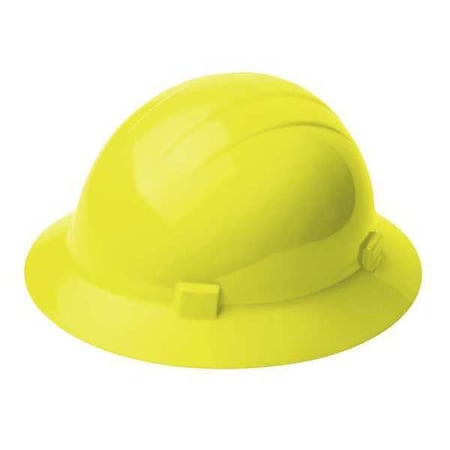 Hard Hat, Americana, Polyethylene, 4 Point Ratchet, Type 1, Class E, Hi-Vis Yellow MPN:WEL19228HY