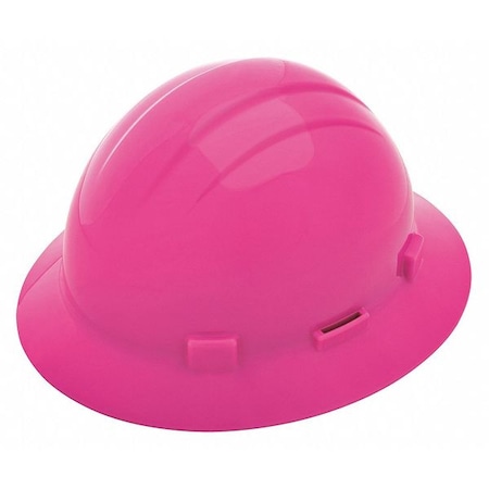 Hard Hat, Americana, Polyethylene, 4 Point Ratchet, Type 1, Class E, Hi-Vis Pink MPN:WEL19269HP