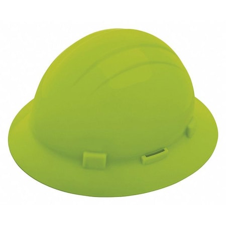 Hard Hat, Americana, Polyethylene, 4 Point Ratchet, Type 1, Class E, Hi-Vis Lime MPN:WEL19290HL