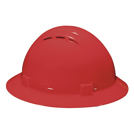 Hard Hat, Americana, Polyethylene, 4 Point Ratchet, Type 1, Class C, Red MPN:WEL19434RE