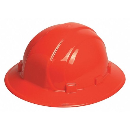 Hard Hat, Omega II, Polyethylene, 6 Point Pinlock, Type 1, Class E, Hi-Vis Orange MPN:WEL19500HO