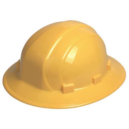 Hard Hat, Omega II, Polyethylene, 6 Point Pinlock, Type 1, Class E, Yellow MPN:WEL19502YE