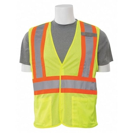 Vest, Break-Away, Hi-Viz, Lime, 5XL MPN:WEL61851HL5X