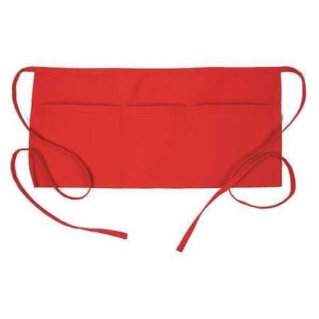 Apron, 3-Pocket Waist, F9, Red MPN:WFA18133RE