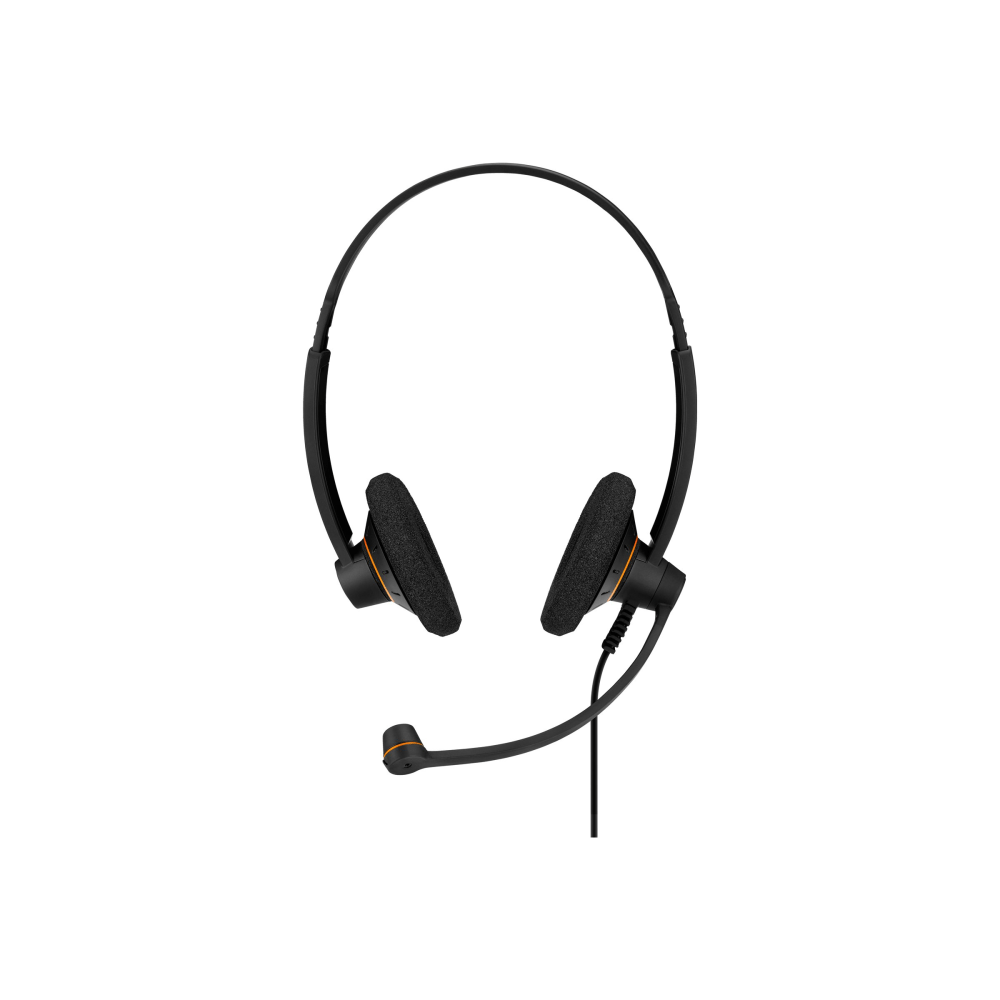Sennheiser EPOS IMPACT SC 60 USB ML Headset on ear wired USB black with orange color highlights MPN:1000551