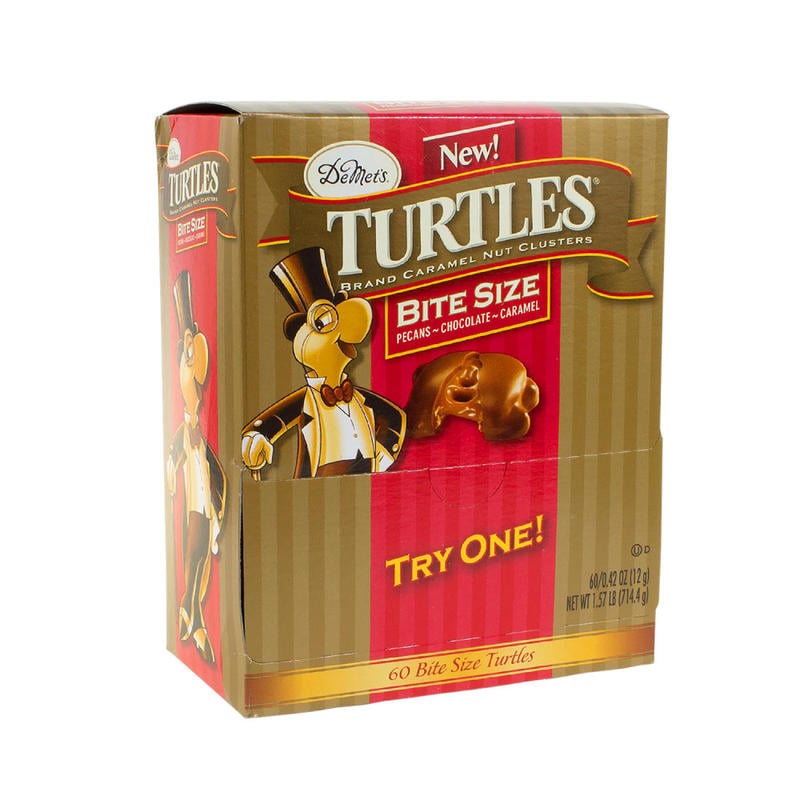 Turtles Original Bite-Size Candies, 0.42 Oz, Pack Of 60 MPN:209-05618