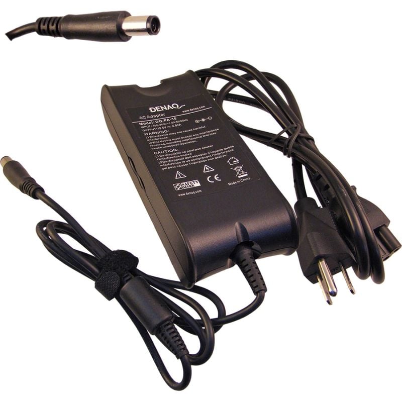 DENAQ 19.5V 4.62A 7.4mm-5.0mm AC Adapter for DELL Inspiron, Latitude, Precision, Studio, Vostro & XPS Series Laptops - DQPA107450 MPN:DQ-PA-10-7450