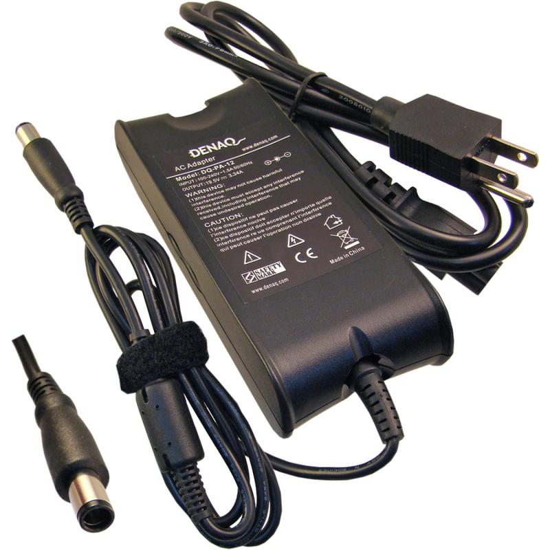 Denaq AC Adapter For Dell Inspiron, Latitude, Precision, Studio, Vostro & XPS Series Laptops, Black, DOTDQPA127450 MPN:DQ-PA-12-7450