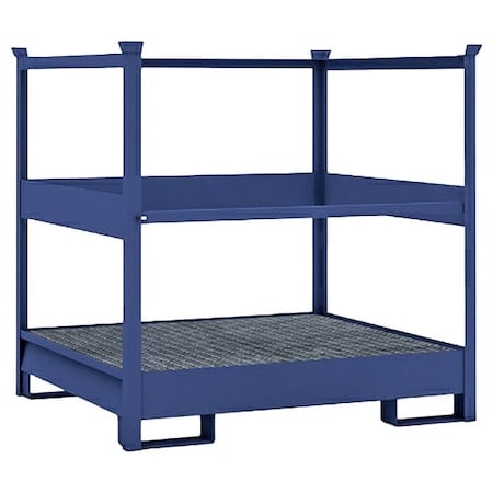 Spill Pallet, 66 gal Spill Capacity, 4 Drums, 2, 400 lb Load Capacity, Steel MPN:K17-3203