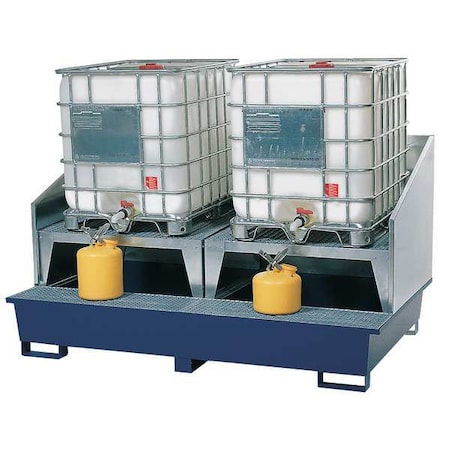 IBC Dispensing Station, 385 gal Spill Capacity, 10, 000 lb. Load Capacity, Steel MPN:K19-8005