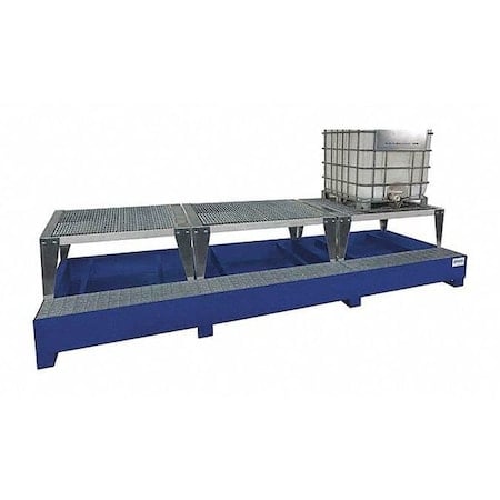 IBC Dispensing Station, 385 gal Spill Capacity, 15, 000 lb Load Capacity, Steel MPN:K17-8032