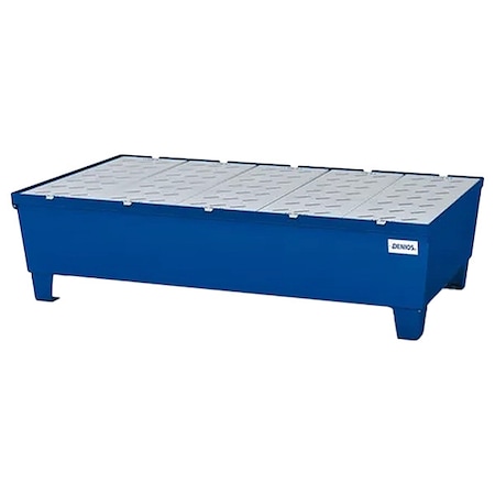 Spill Pallet, 66 gal Spill Capacity, 2 Drums, 1, 200 lb Load Capacity, Steel MPN:K19-3102