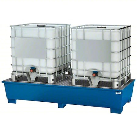 Spill Pallet, 385 gal Spill Capacity, Not Applicable Drums, 10, 000 lb Load Capacity, Steel MPN:K19-3123
