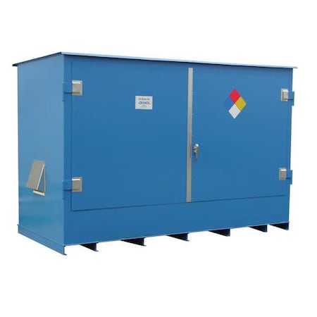 Outdoor IBC 2 Tote Locker, Blue MPN:K17-3585