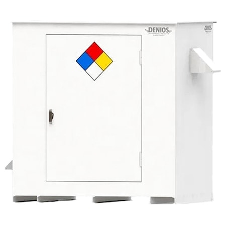 HazmatSafetyLocker, White, 98inH, Steel MPN:N05-3015