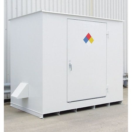 HazmatSafetyLocker, White, 98inH, Steel MPN:N05-3020
