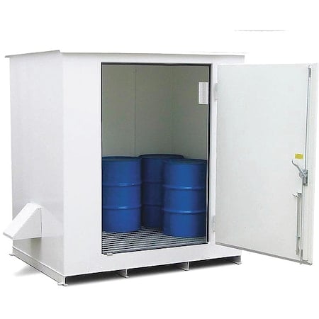 HazmatSafetyLocker, White, 98inH, Steel MPN:N05-4015