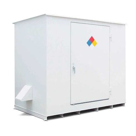 HazmatSafetyLocker, White, 102inH, Steel MPN:N05-4020