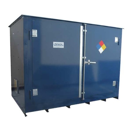 HazmatSafetyLocker, Blue, 109inH, Steel MPN:P19-1305