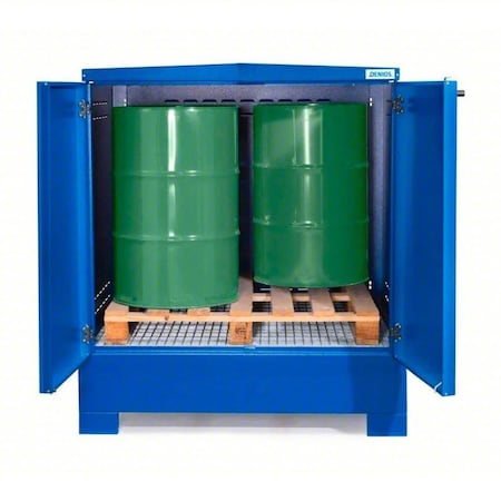 Hazmat Stations for 4 Drums, Blue, Keyed MPN:K17-4505