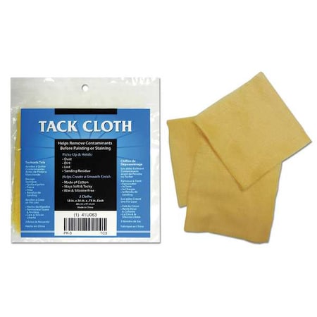 Tack Cloth, 18 In x 36 In, PK3 MPN:TC3