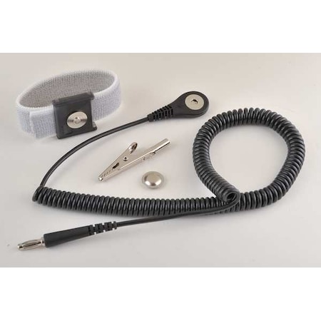 Wristband, W 6 Ft Cord, Adjustble MPN:09184