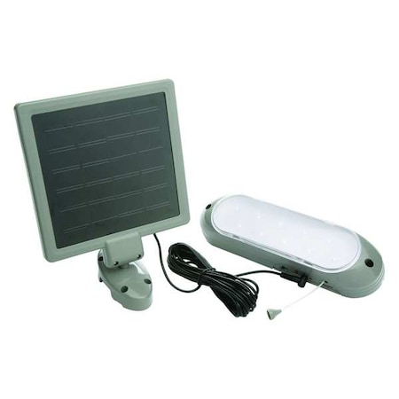 LEDSecurityLight-Solar, Blk, 45.6 lm, 6500K MPN:L949