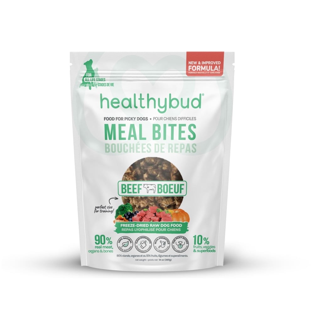 Healthybud Freeze-Dried Meal Bites, Beef, 14 Oz MPN:HB299