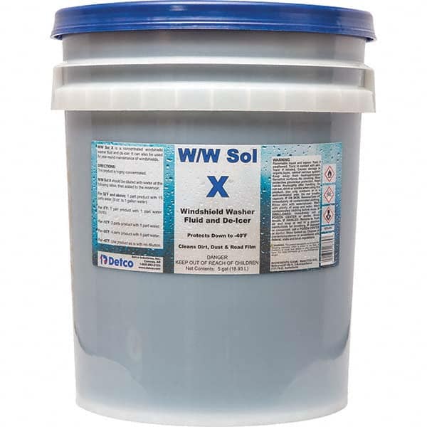 w/ W Sol X, 5 Gal Pail, Concentrated Windshield Washer Fluid MPN:1876-005 w/ W Sol X, 5 Gal Pail, Concentrated Windshield Washer Fluid MPN:1876-005