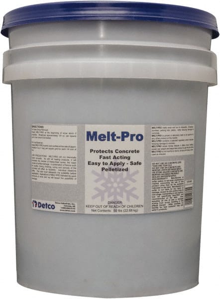 Ice & Snow Melter & De-Icer: Sodium Chloride Granular, 50 lb Pail MPN:1076-005