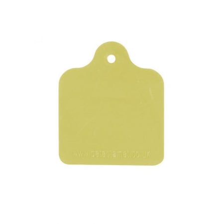 Metal Detectable Yellow Metal Id Tag, Pk50 MPN:205-A65-P05-S682