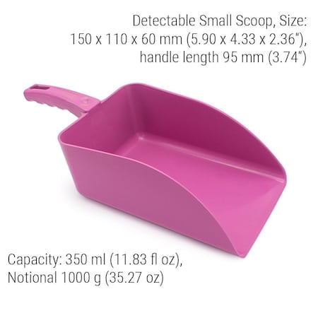Metal DetectableScoop, 5.9 in L, Pink, PK5 MPN:514-S086-P09-Z03