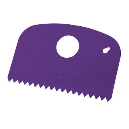 Metal Detectable Scraper - Small Flexi Serrated Edge Purple MPN:523-S089-T097-P07