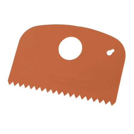 Metal Detectable Scraper - Small Flexi Serrated Edge Orange MPN:523-S089-T097-P08