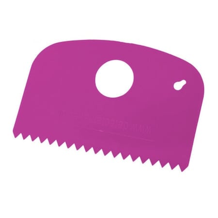 Metal Detectable Scraper - Small Flexi Serrated Edge Pink MPN:523-S089-T097-P09