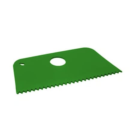 Metal Detectable Scraper - Large Flexi Serrated Edge Green MPN:523-S091-T097-P04