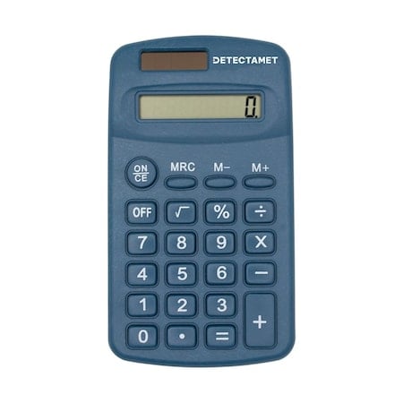 Metal Detectable Portable Calculator, 2.51